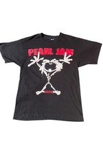 Pearl Jam Alive Stickman Men's Original 90’s T Shirt XL 1993 Black Single Stitch