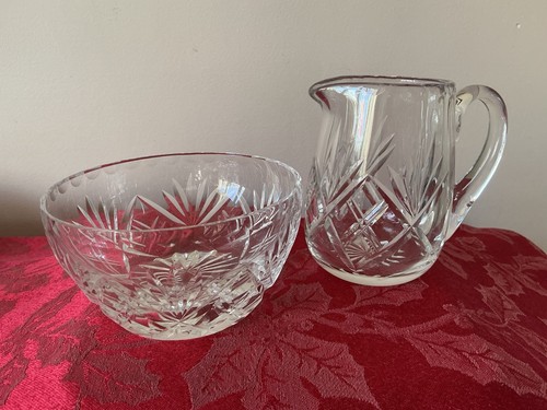 Vintage lead crystal small - small, jug