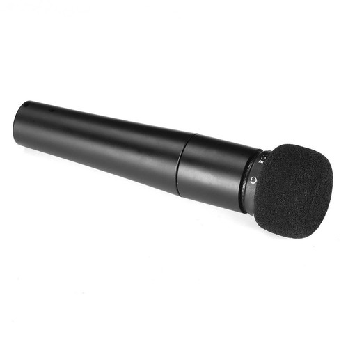 Black sponge foam mic cover - black,