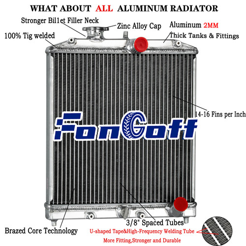 Row radiator for - row,