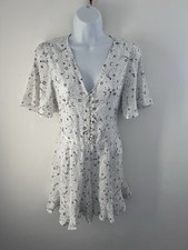 White Playsuit With Black