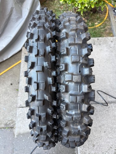Pair motocross tyres dunlop - pair,
