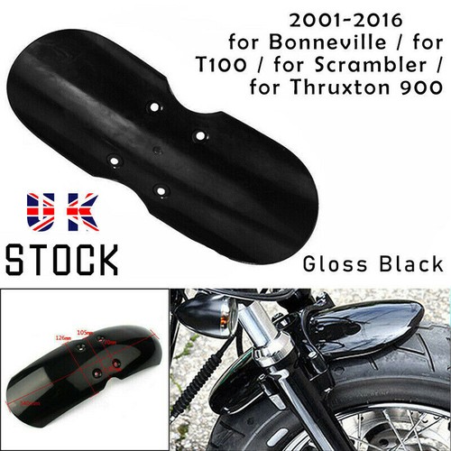 Black motorcycle front fender - motorcycle,
