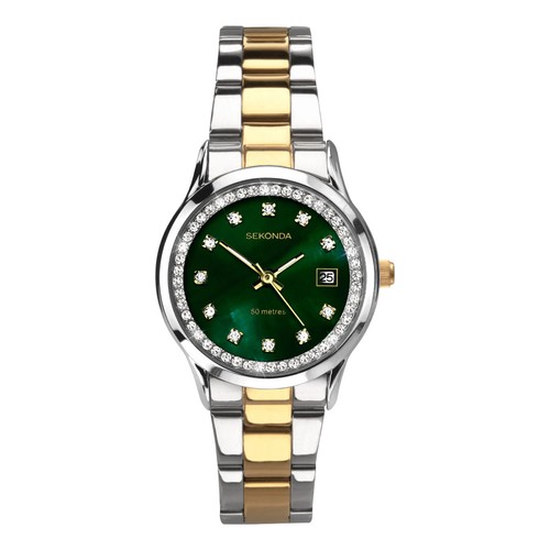 Sekonda ladies two tone 27mm - ladies, two-tone