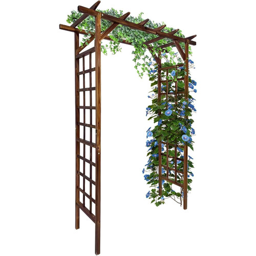 Wooden garden arbor arches - arbor,