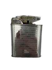 Vintage “Auto-Giant” Large Japanese Table Lighter Chrome Silver Color Untested