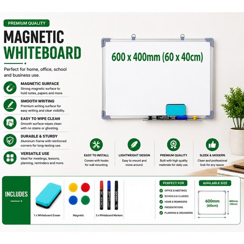 Magnetic whiteboard large - whiteboard,