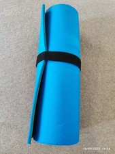 Sleeping Bag Mat Foam Lightweight Roll Up Blue