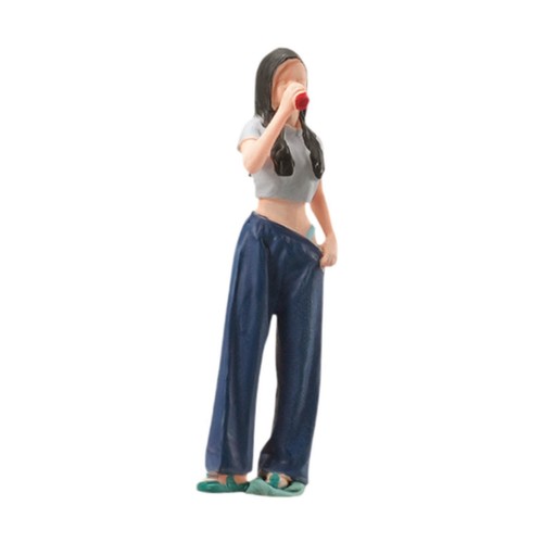 Scale girl miniature - girl,