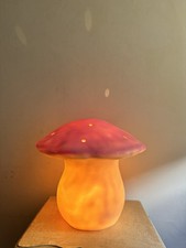 LARGE Pink Heico Mushroom Lamp