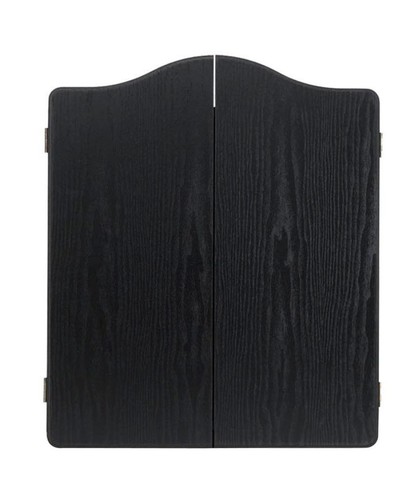 Black deluxe dartboard - black,