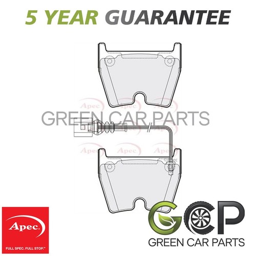 Apec front brake pads - pads, fits