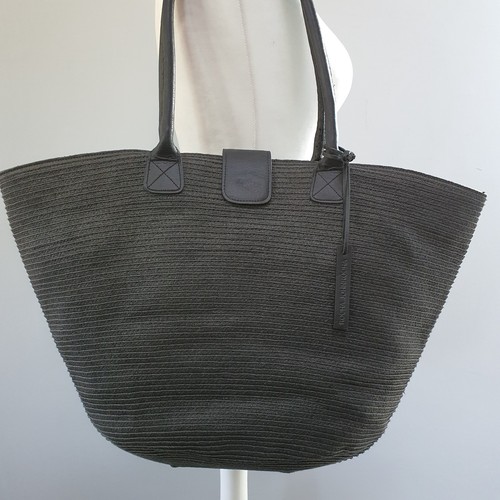 John rocha large black raffia - john,