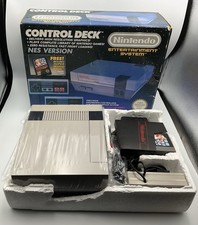 Nintendo NES PAL Control Deck Console Boxed with 2 Controllers And Super Mario