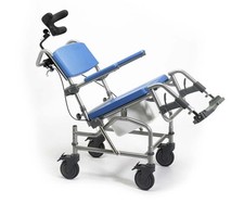 ​Homecraft Deluxe Tilt-In-Space Shower Commode Chair – Reclining, Adjustable