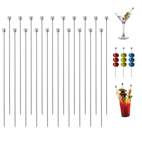 Pcs cocktail sticks metal - 20,