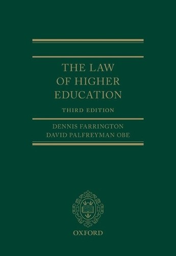 The law higher education - of,