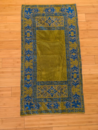 Vtg stevens utica blue avocado - stevens,