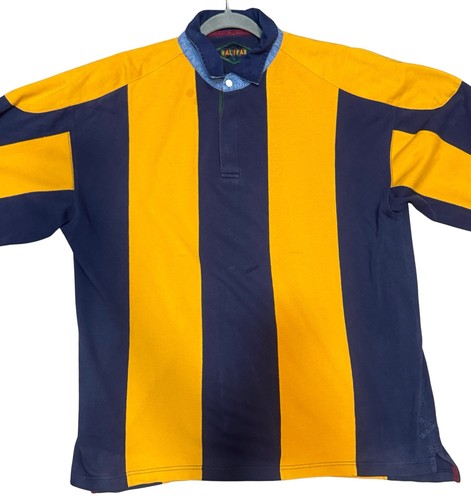 Vtg halifax 90s rugby shirt - vtg,
