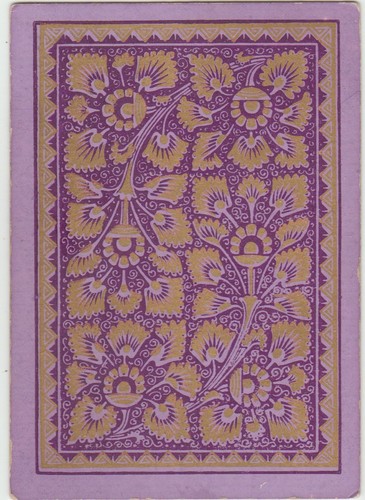 C1870 single playing card - single,