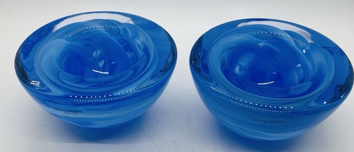 2cobalt blue art glass votive - 2cobalt,