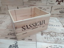 Wooden Wine Box Crate ~