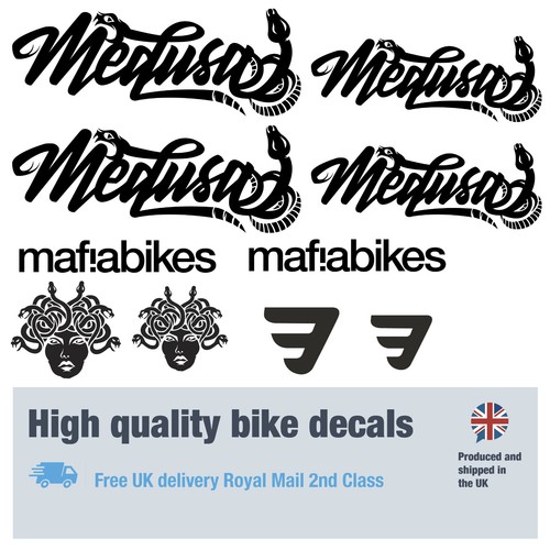 Mafia bikes medusa bike - medusa, decals