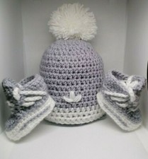 BABY CROCHET KNIT HAND SHOES