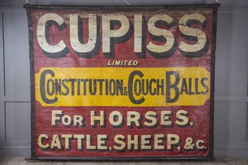 Cupiss vintage sign 1910 - cupiss,