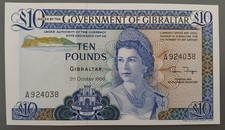 Gibraltar pounds 1986 - gibraltar,