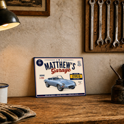 Personalised jaguar type - jaguar, e-type