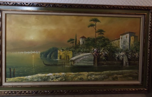 Original signed rossini oil - original,