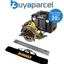 Dewalt DCS576N 54v XR Flexvolt Circular Saw 190mm + Guide Rail + Bag + Tstak