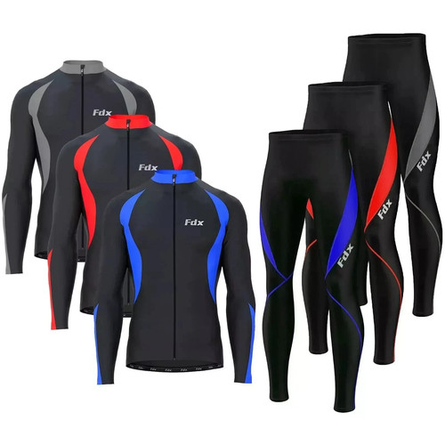 Men cycling jersey long - men,