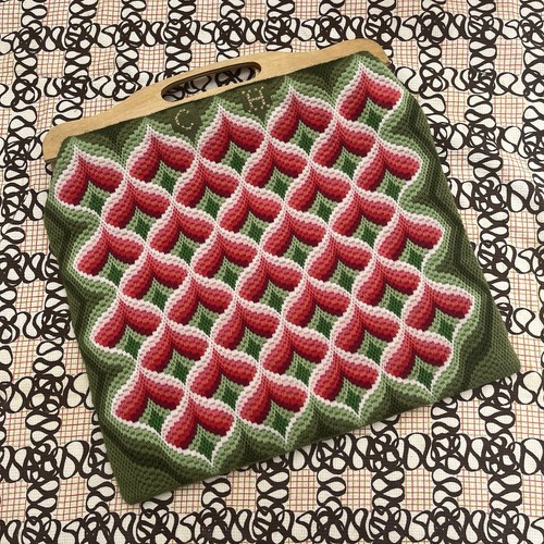 Bargello needlepoint colourful - needlepoint,