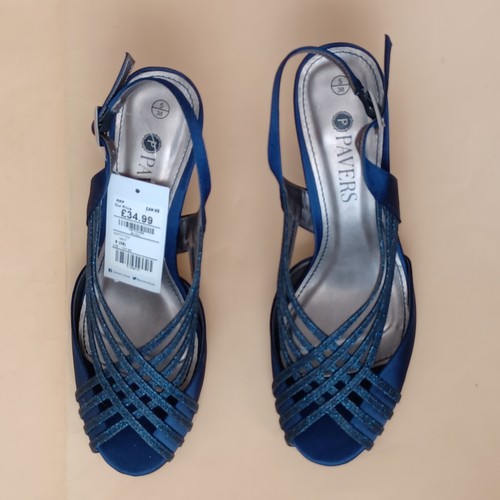 Pavers satin look navy - , sparkly