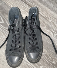 Converse Chuck Taylor All Star Classic Hi Tops Shoes Black EU 37.5 Size 5 Uk