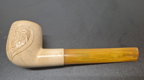 Antique meerschaum hand carved - hand,