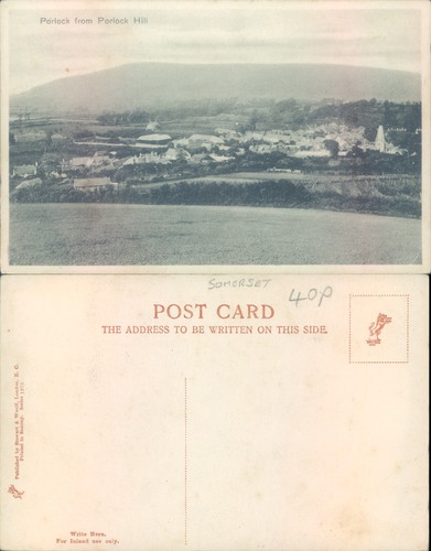 Porlock from hill stewart - porlock,