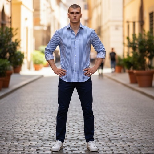 Paul costelloe blue white - paul,