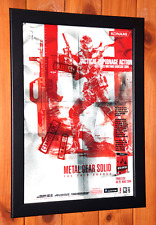 Metal Gear Solid The Twin Snakes GameCube Rare Promo mini Poster Ad Page Framed
