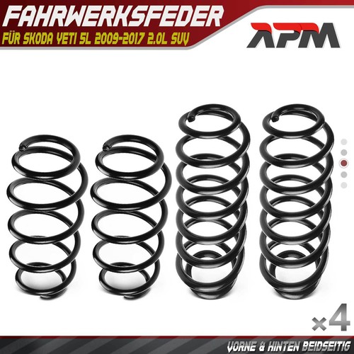Suspension springs front - 4x,