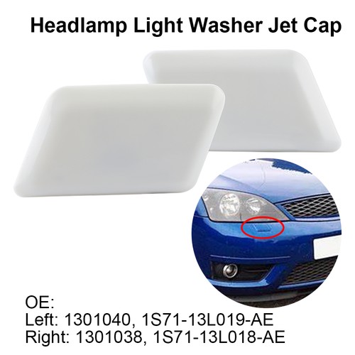 Pair headlight washer cover - 1,