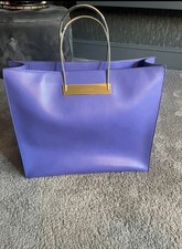 Purple Leather Balmain Metal