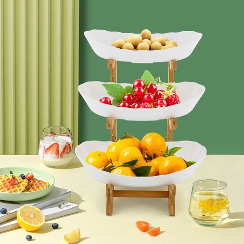 Tier fruit bowls with - fruit,