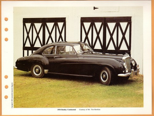 1954 bentley continental - 1954,