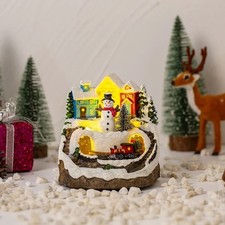 Vivid Snow House Music Box