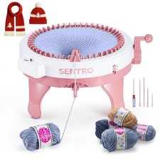 ✨48 Needles Knitting Machine Round Hand Weaving Loom DIY Scarf Hat Kids Toy UK✨