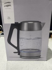John Lewis 1.7L Electric Kettle Silver Glass Brand New Boxed