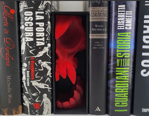 Scream skull gothic book - skull,